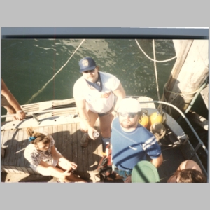 1988-08 - Australia Tour 033 - On Port Hacking Boat in Botany Bay.jpg